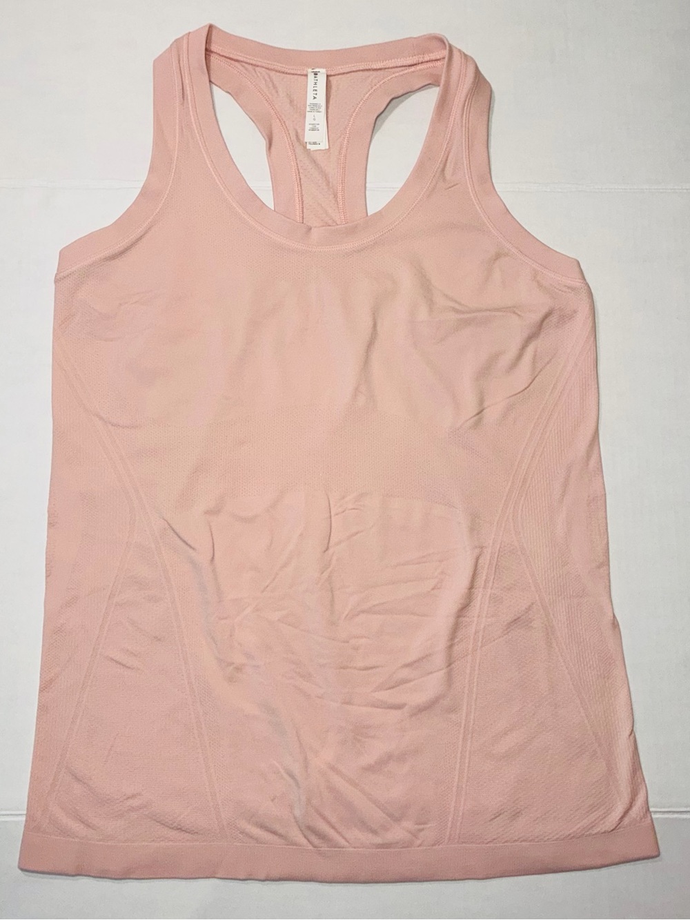 Athleta Momentum Seamless Tank Top Size L - Light Pink
